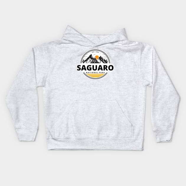 Saguaro National Park Kids Hoodie by roamfree